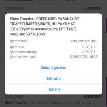 Sandalyemo 8 Aydır Ürün Gelmedi Ve Para İade Edilmedi