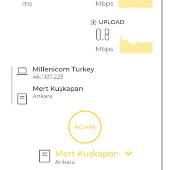 Millenicom Yeni Modem Hızı