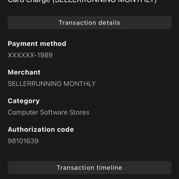 SellerRunning Abonelik Kendi Kafasına Göre Ödeme Paramı Geri İstiyorum