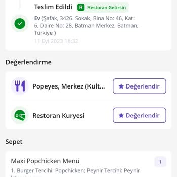 Popeyes Müşteri Umursamaması Şikayet