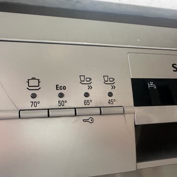 Siemens Bulaşık Makinesi Panel Bölümü Çatlaması Hk.