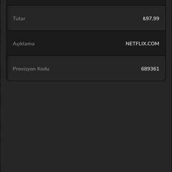#Nays #Netflix #İş Bankası Tarafından Ortada Olmayan Para.