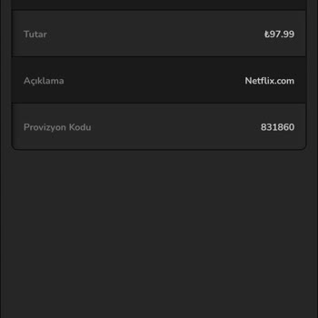 #Nays #Netflix #İş Bankası Tarafından Ortada Olmayan Para.