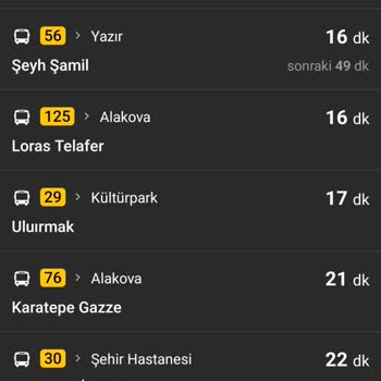 Konya Büyükşehir Belediyesi 76 Numaralı Otobüsün Hat Değişikliği Yapması