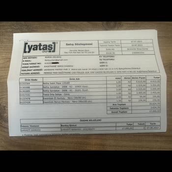 Enza Home 65 Gündür Teslimat Yapamadı