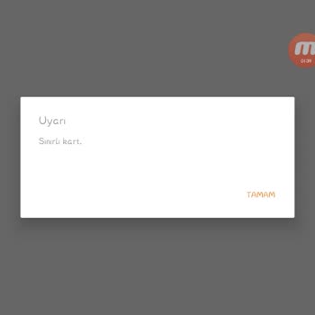 N Kolay Sınırlı Kart Hatası!