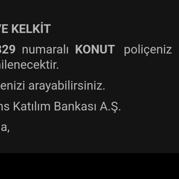 Türkiye Finans DASK Ve Konut Sigortası Sorunsalı