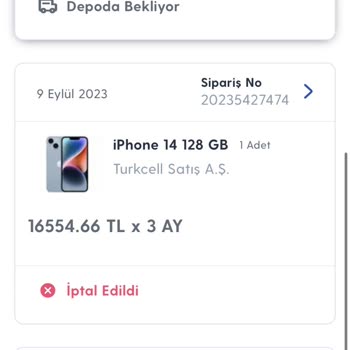 Turkcell Pasaj Aranmadan Sipariş İptali