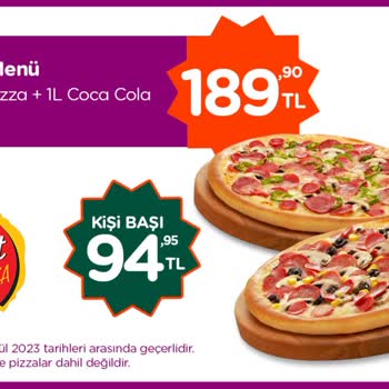 Pasaport Pizza Olmayan Ürünün Kampanyasını Yapıyor