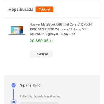 Hepsiburada'dan Aldığım Bilgisayar Kargoya Verilmedi.
