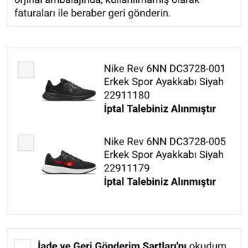 A101 Sipariş İptali Yapmıyor