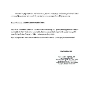 Uzspace Suluk 7 Numara Plastik Kullanımı