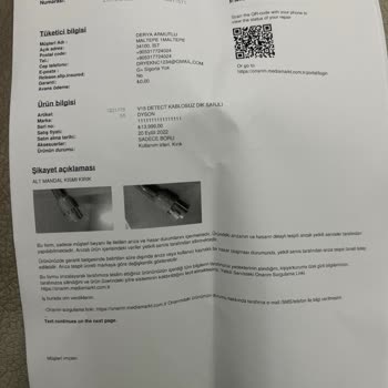 Dyson Onarım Sürecim Hakkında;