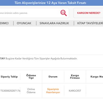 BKM Kitap Okul Kitabı Siparişini 10 Günden Beri Bekletiyor