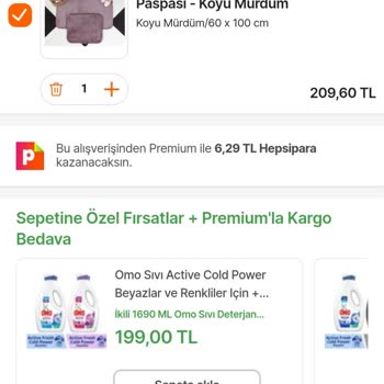 Hepsiburada ve Mademe Coco Banyo Paspası