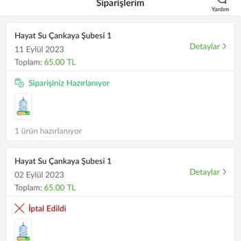 Trendyol 2 Defadır Sipariş Verdiğim Suyu İptal Edip Mağdur Ediyorlar