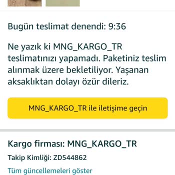Amazon Teslim Edilmesi Gereken Tarihte Teslim Edilmedi