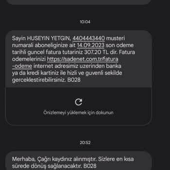 Sadenet TurkNet İletişim Sorunları Ve Yanlış Hız Taahhüdü