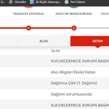 KARGOMsende Siparişim Dağıtıma Çıktığı Halde Teslim Edilmedi