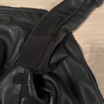 Mango İçi Kürklü Deri Mont