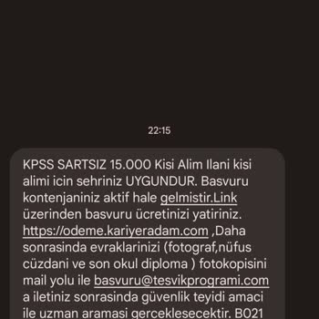 Teşvik Programı Asılsız Çıkan İş!