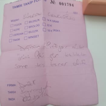 Atasay Kuyumculuk Pirlanta Yüzük Taşının Düşmesi