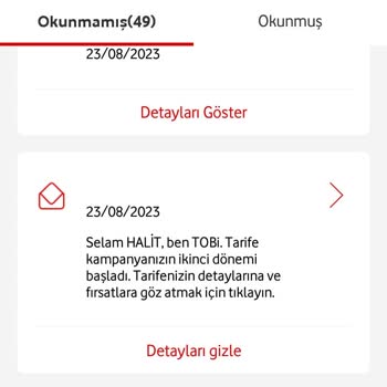 Vodafone Tarife Değişikliği İle İlgili Sorunlar