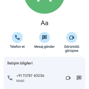 WhatsApp'tan Yabancı Numaradan Aranma