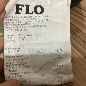 FLO Ayakkabı Değiştirilmeyen Ayakkabı (hayal Kırıklığı)
