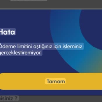Turkcell Mobil Ödeme Limit Yetersiz