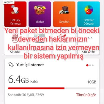 Vodafone Devreden Tarifesinde İnsanların Haklarını Yiyor