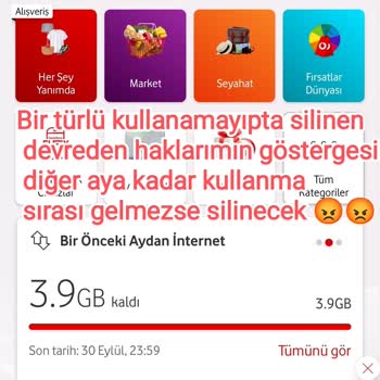 Vodafone Devreden Tarifesinde İnsanların Haklarını Yiyor