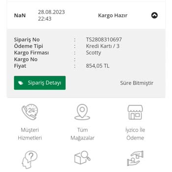 Bernardo Ürünümü 25 Gündür Kargoya Vermiyor