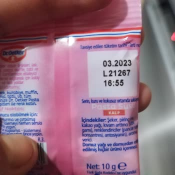 Dr. Oetker SKT Geçmiş Ürün