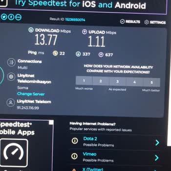 LinyitNet İnternet Hızı Ve Ping Sorunu