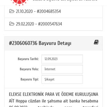 Elekse Ödeme Kuruluşu Hoppa Cüzdan Parama El Koydu