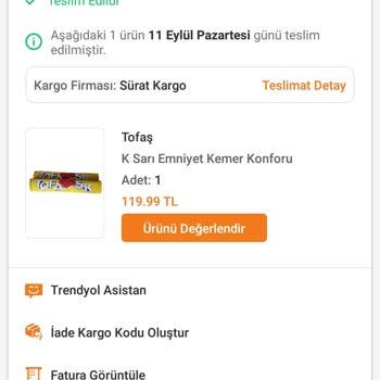Trendyol Ürünleri Teslim Almadım