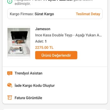 Trendyol Ürünleri Teslim Almadım