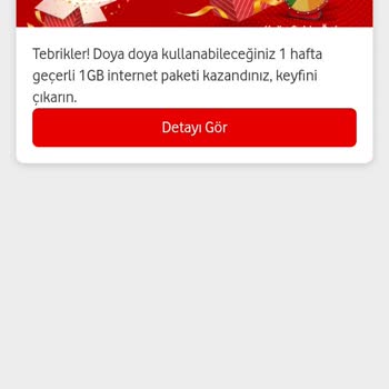 Vodafone Ek Paket Sorunu