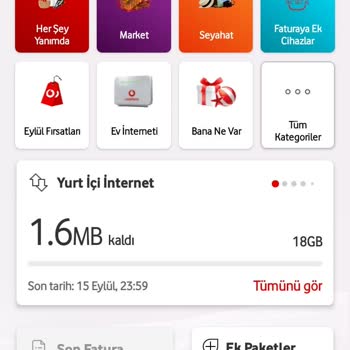 Vodafone Ek Paket Sorunu