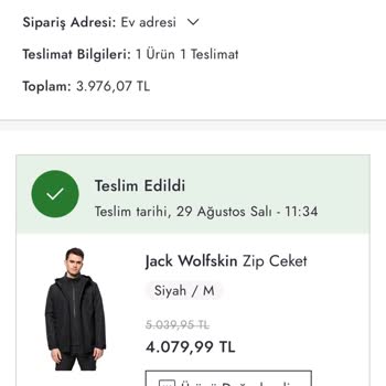 Boyner Teslim Aldığı Ürünün Para İadesini Yapmıyor
