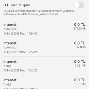 Vodafone Haksız İnternet Faturası Kesiyor.