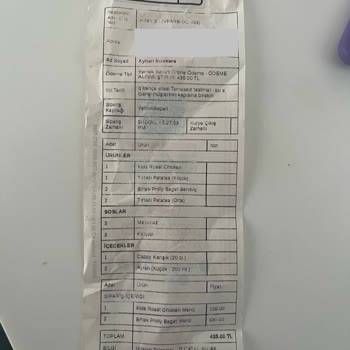 Yemeksepeti Ve Arby's Yanlış Sipariş Gönderdi
