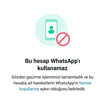 WhatsApp Yasaklandı Açılmıyor