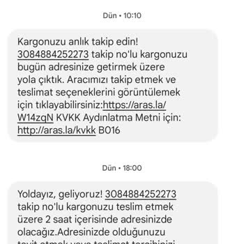 Aras Kargo Eve Gelmeyen Kargo