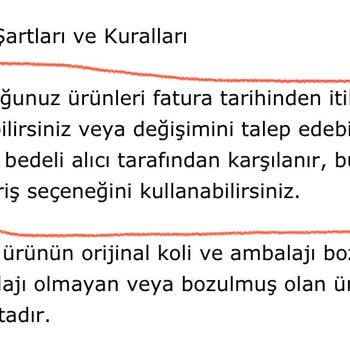 Totsandmore Hediye Değişimi Ve İadesi Yapmıyor
