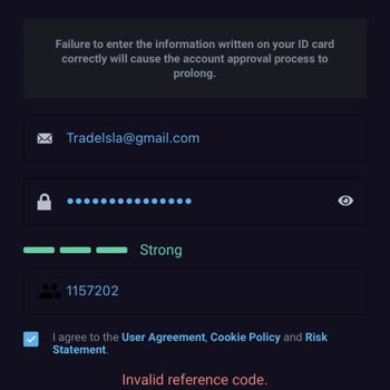 Bitexen Global Referans Hatası Alıyorum