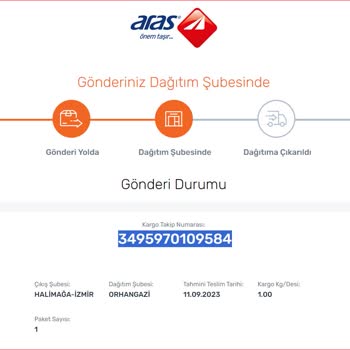 Aras Kargo Kabul Ettiği Kargoyu Adrese Teslim Etmemesi...