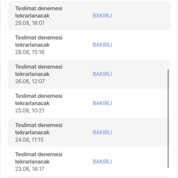 Hepsiburada Sitesi Siparişimi Teslim Edemedi