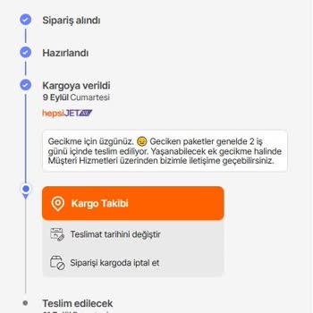 Hepsijet Geciken Teslimatım Var